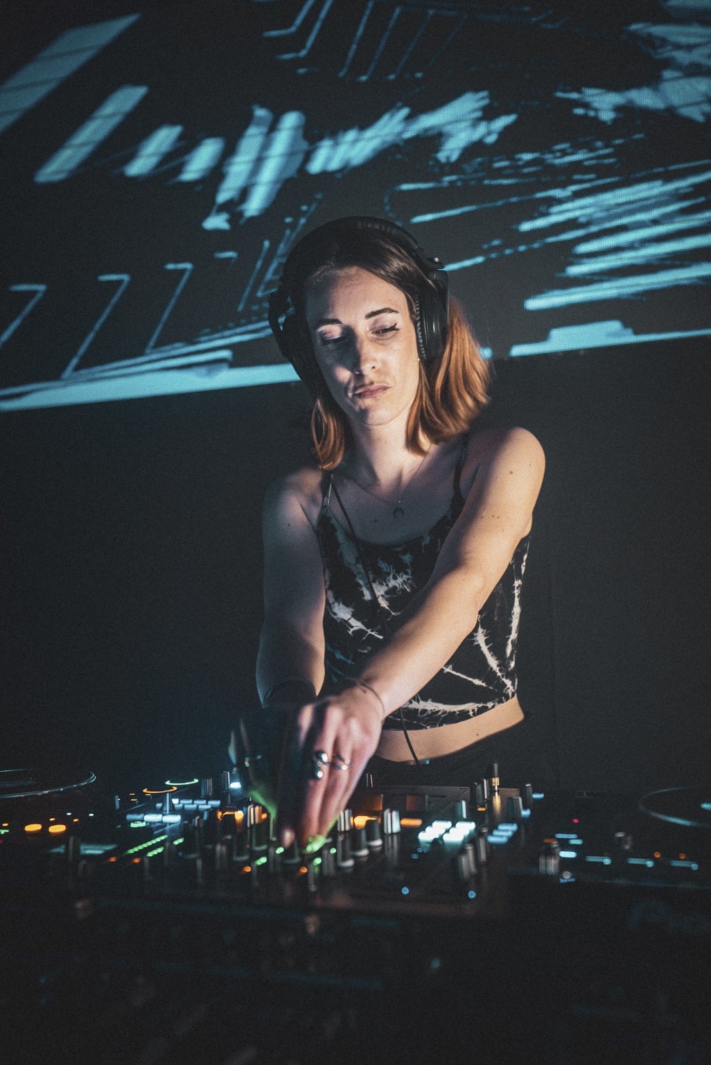 DJ performing at MYSTRA